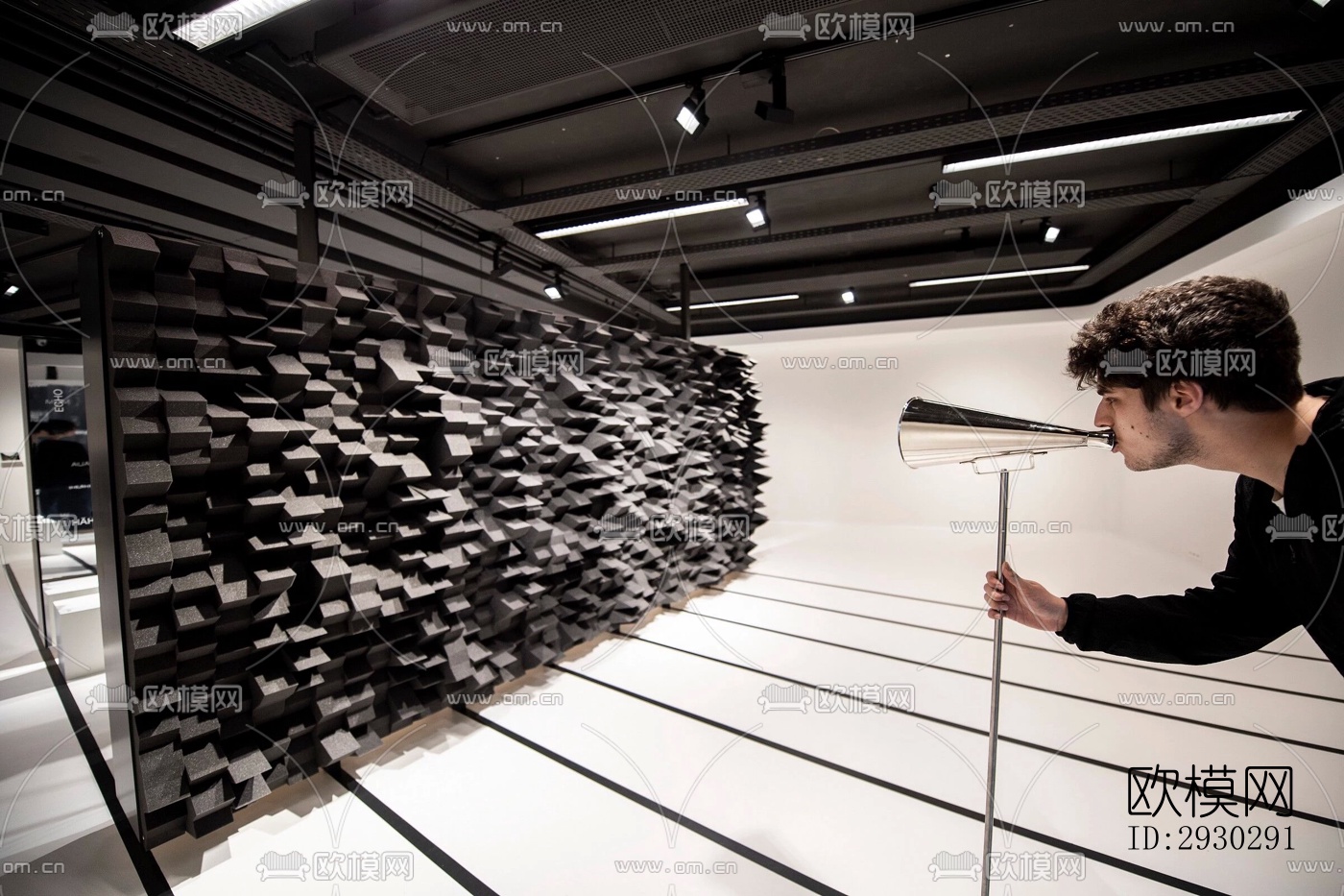 现代展览展厅效果图下载（渲染图5）