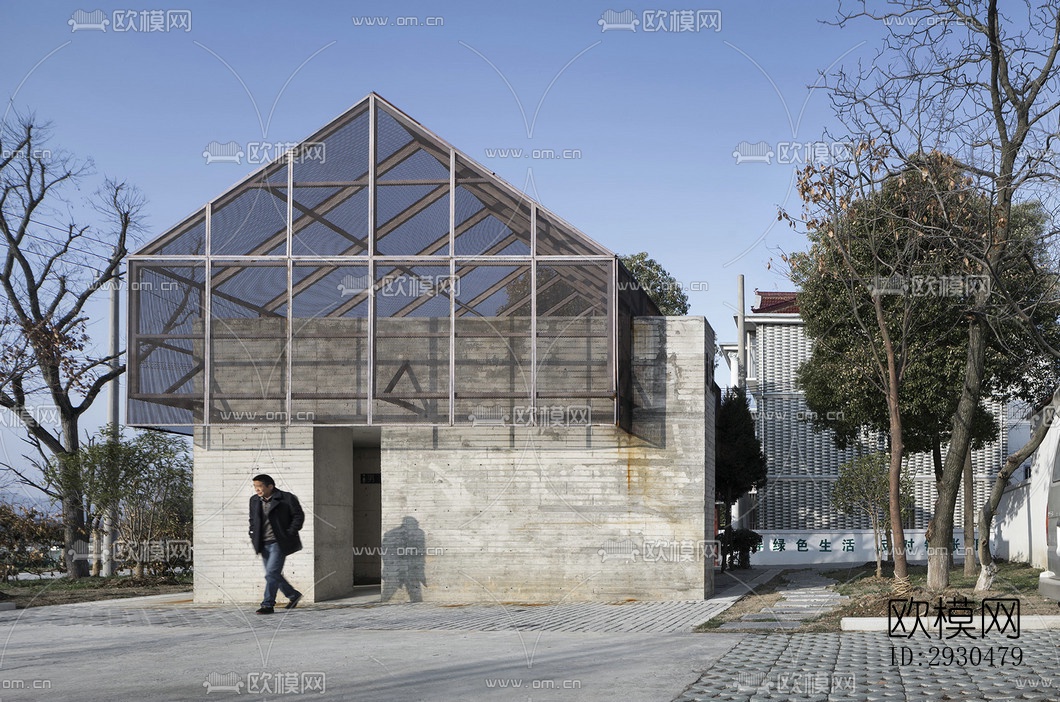 中式酒店民宿效果图下载（渲染图16）