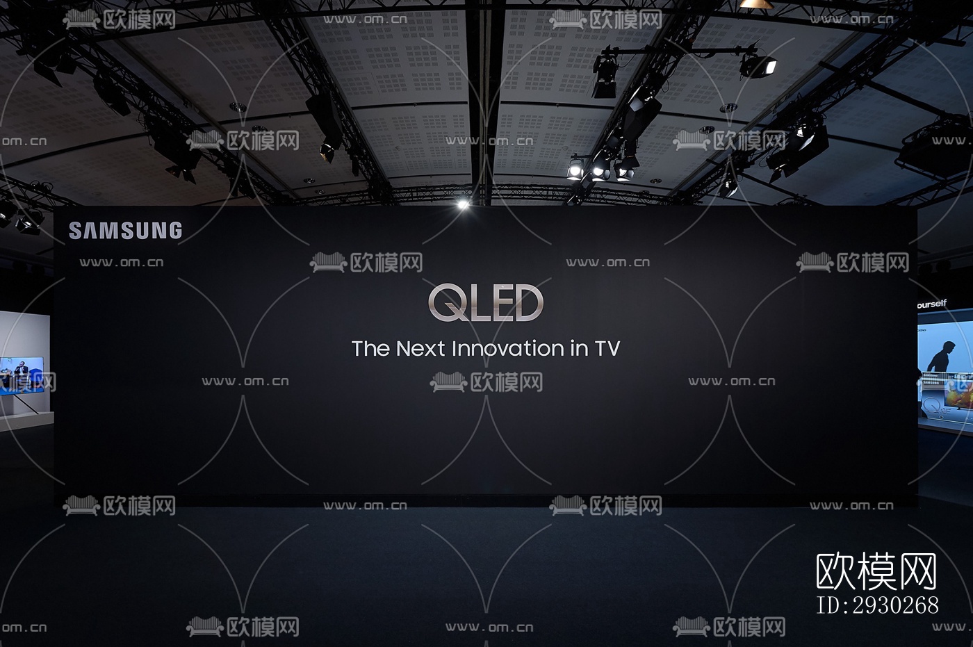 现代展览展厅效果图下载（渲染图10）