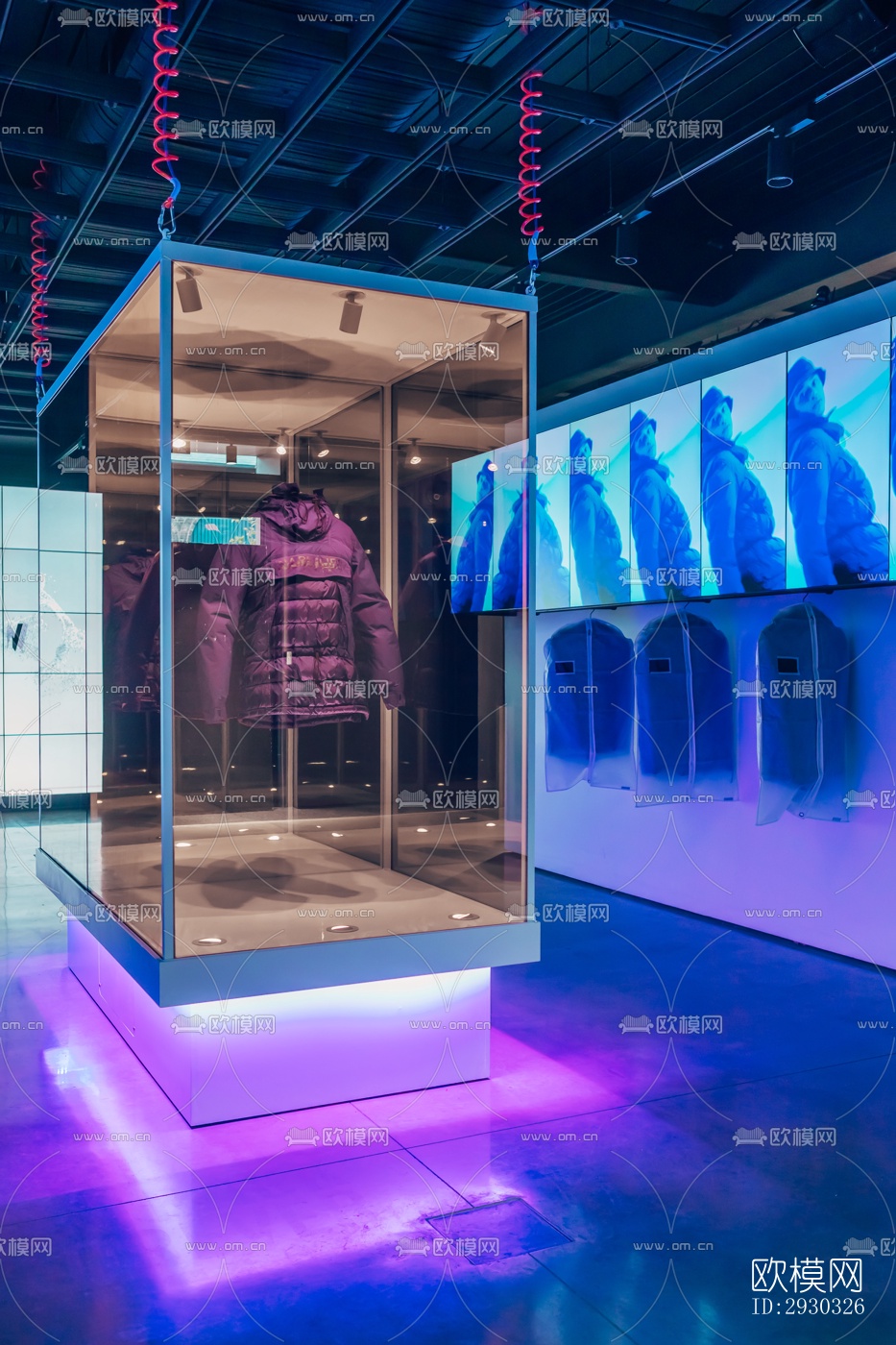 现代展览展厅效果图下载（渲染图8）