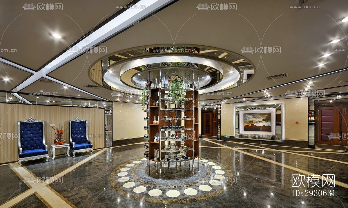 欧式酒店民宿效果图下载（渲染图9）