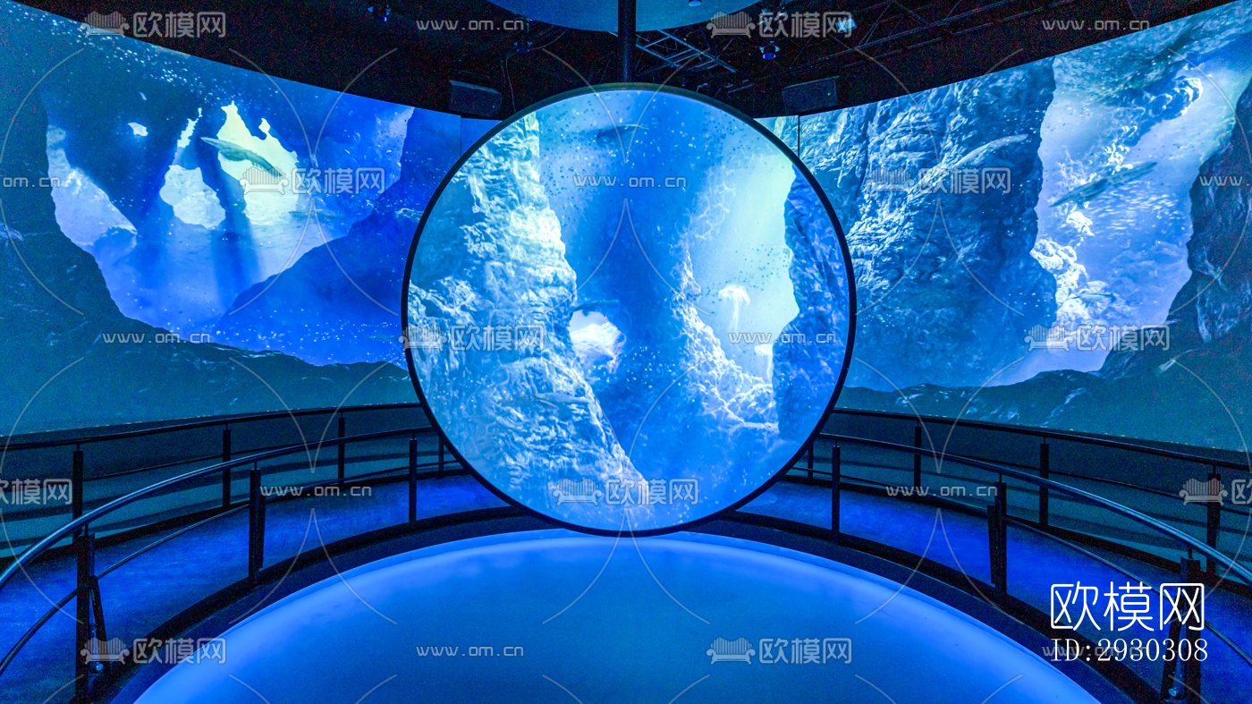 现代展览展厅效果图下载（渲染图4）