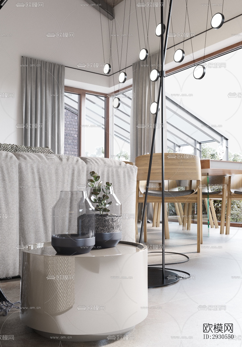 北欧酒店民宿效果图下载（渲染图2）