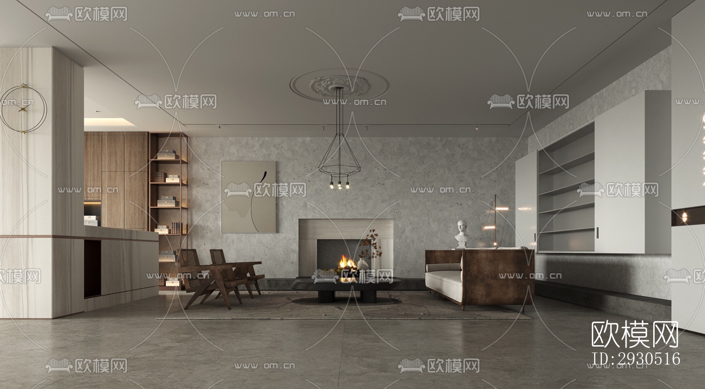 侘寂酒店民宿效果图下载（渲染图10）