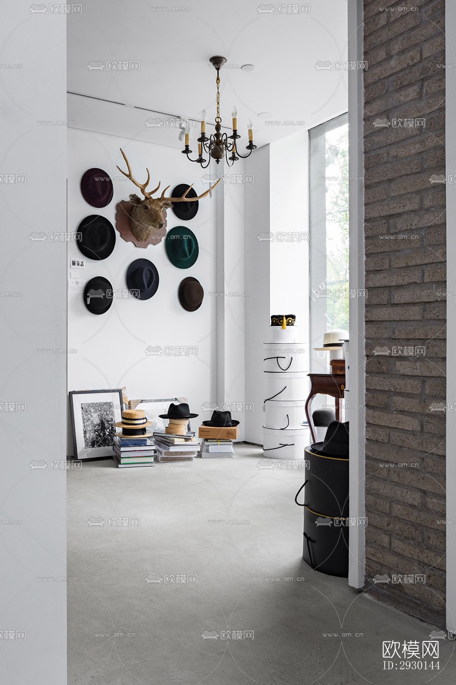 现代展览展厅效果图下载（渲染图8）