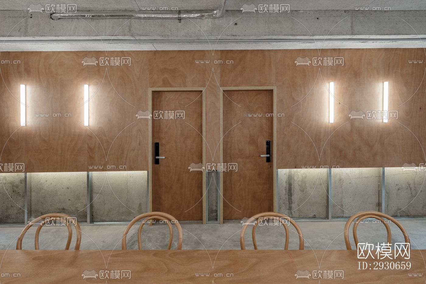 现代酒店民宿效果图下载（渲染图3）