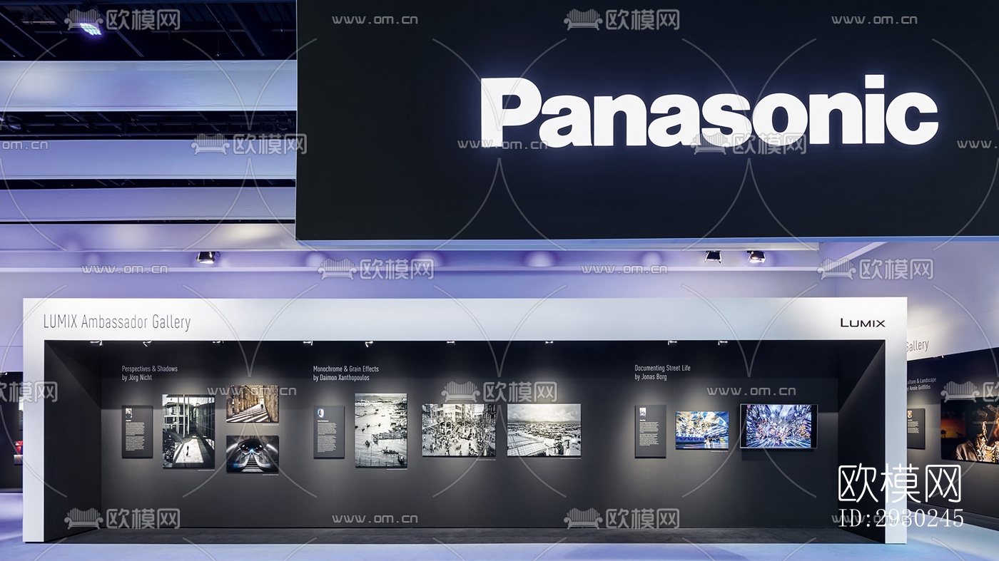 现代展览展厅效果图下载（渲染图7）