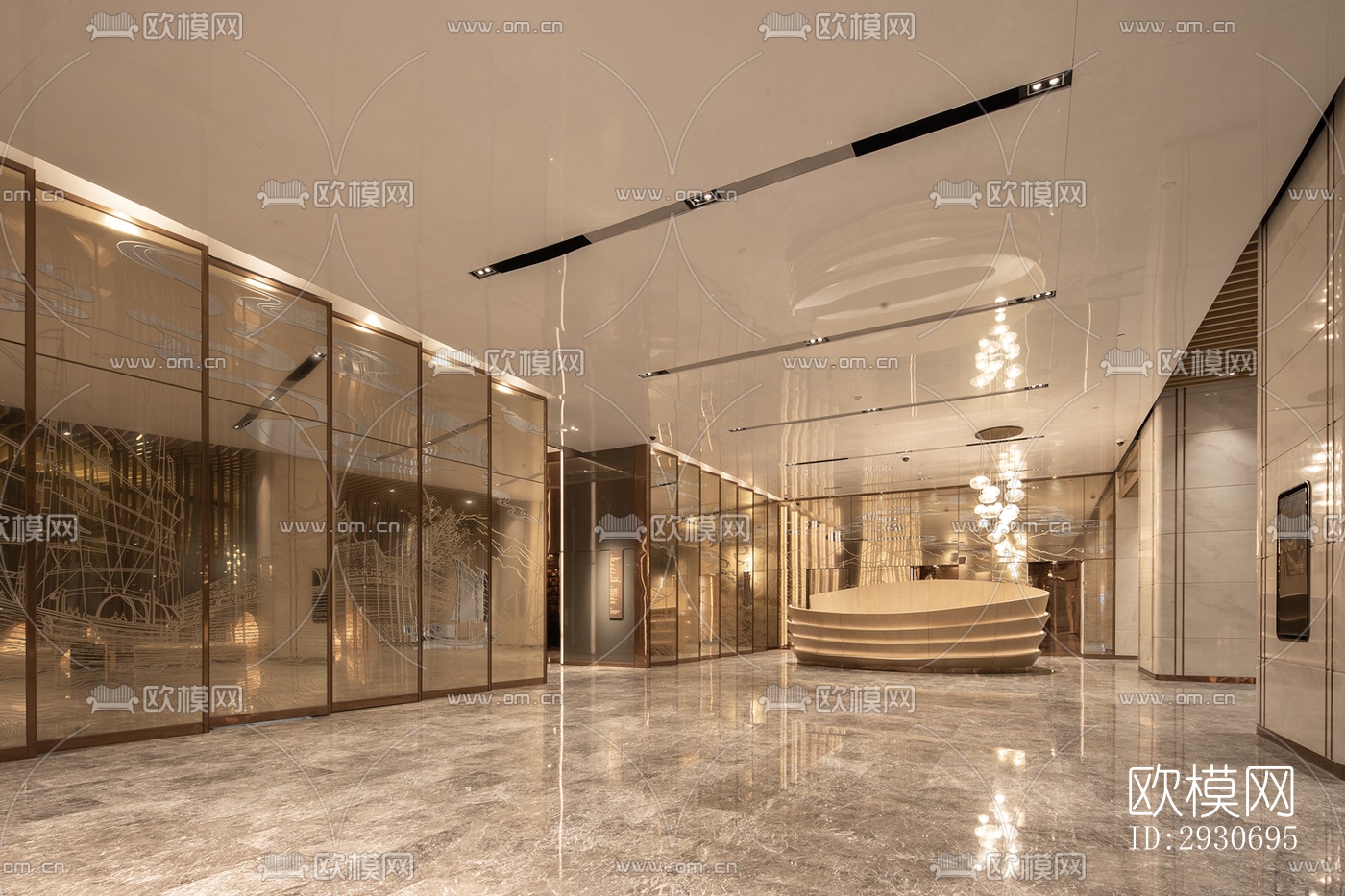 现代酒店民宿效果图下载（渲染图15）