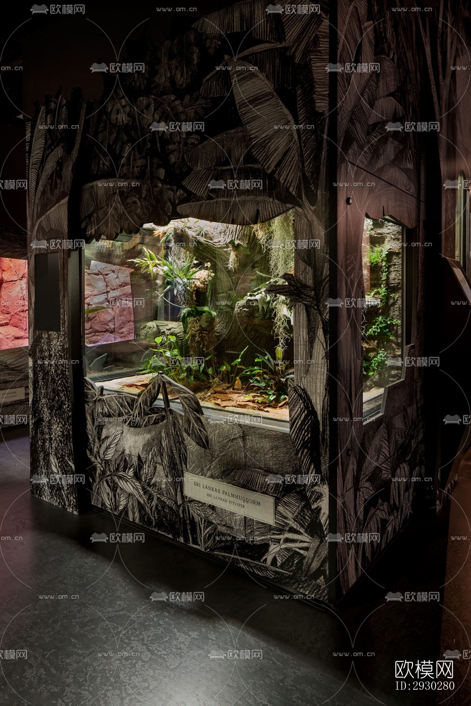 现代展览展厅效果图下载（渲染图5）