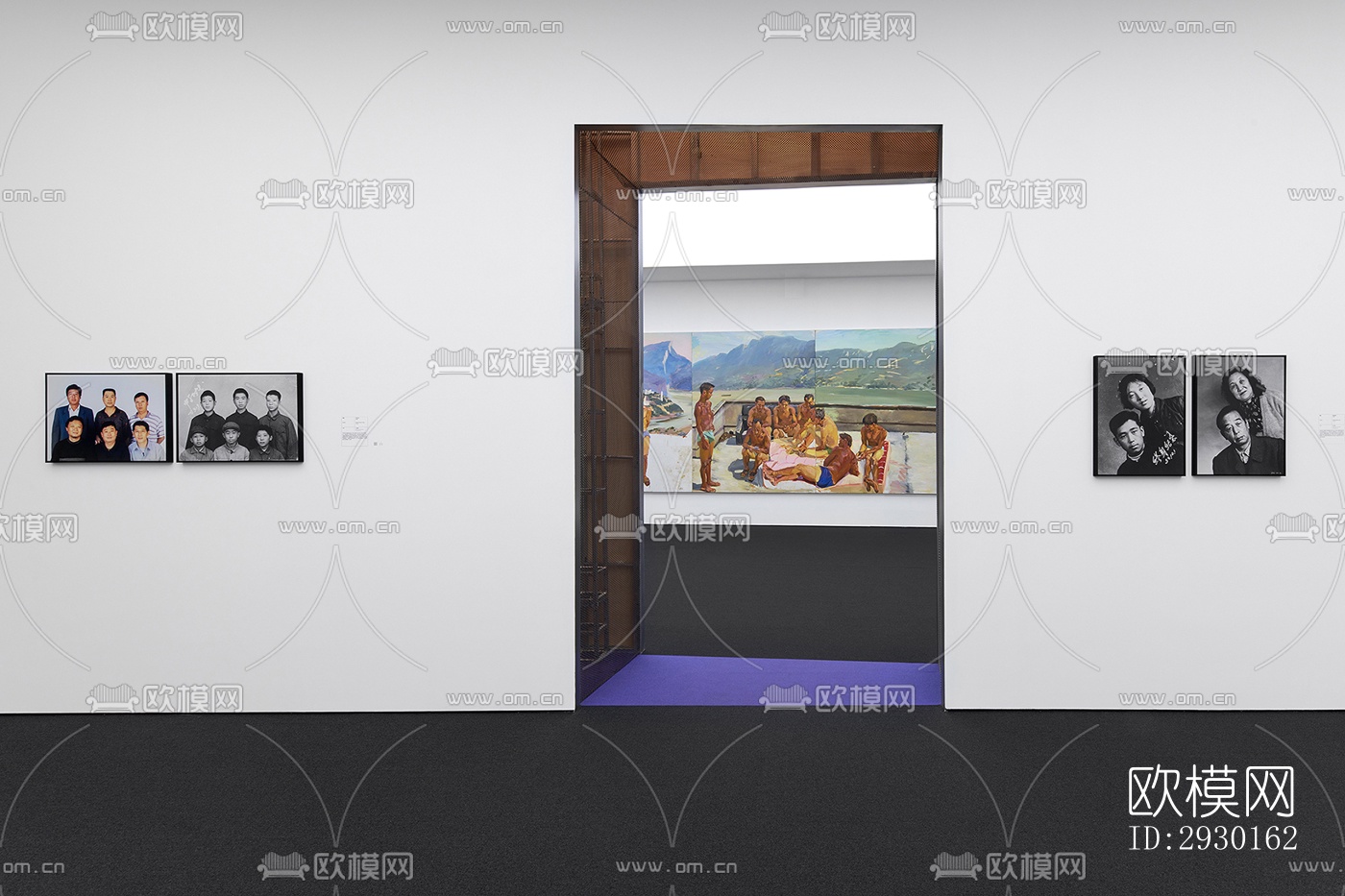 现代展览展厅效果图下载（渲染图15）