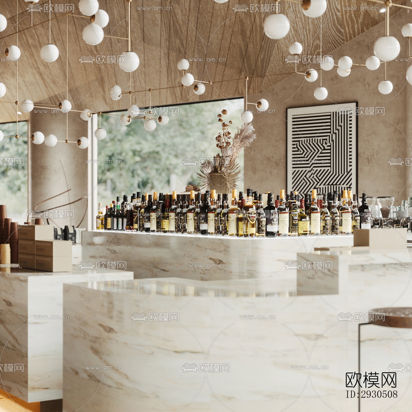 侘寂酒店民宿效果图下载（渲染图7）