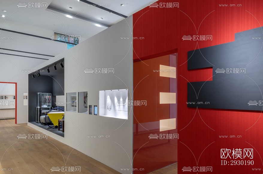 現(xiàn)代展覽展廳效果圖下載(渲染圖1)