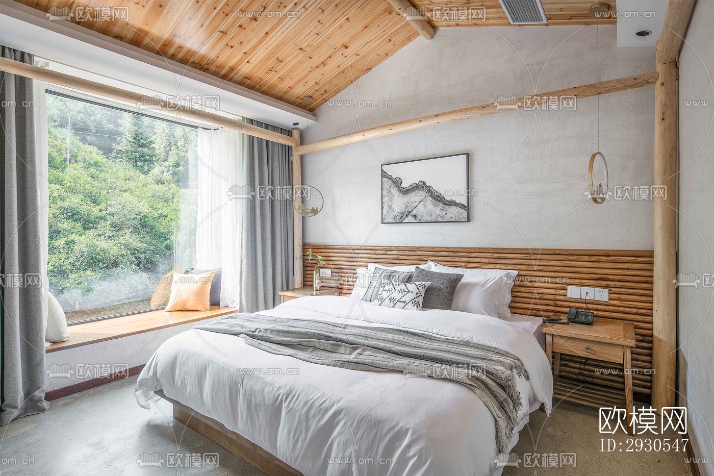 北欧酒店民宿效果图下载（渲染图8）