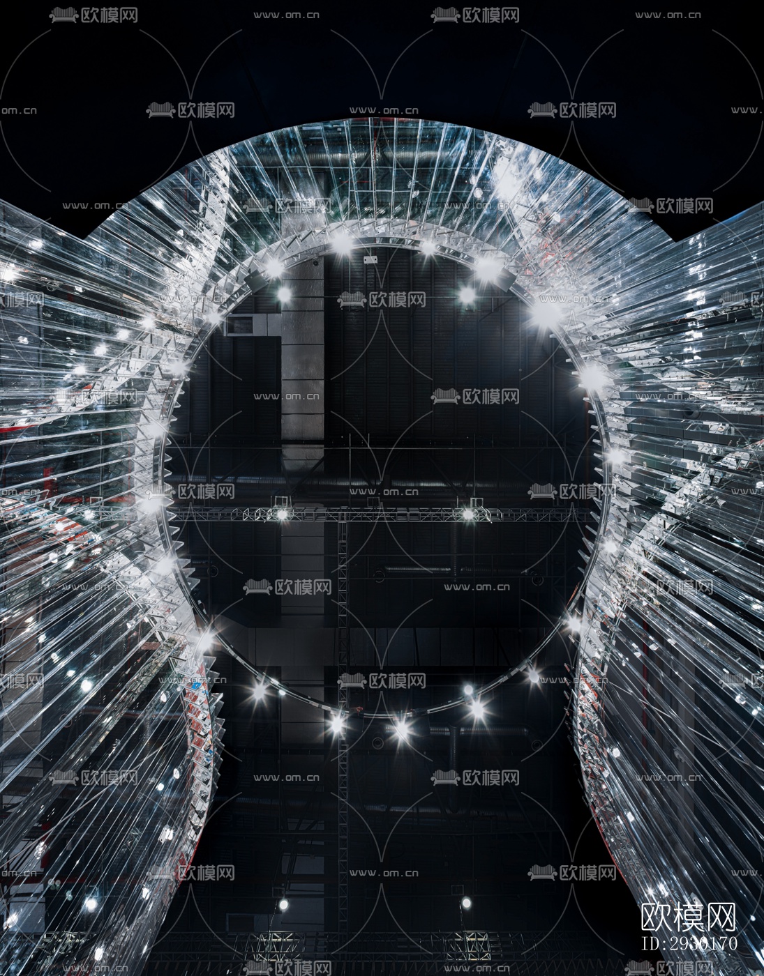 现代展览展厅效果图下载（渲染图12）