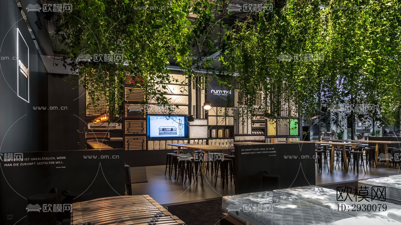 工业风展览展厅效果图下载（渲染图4）