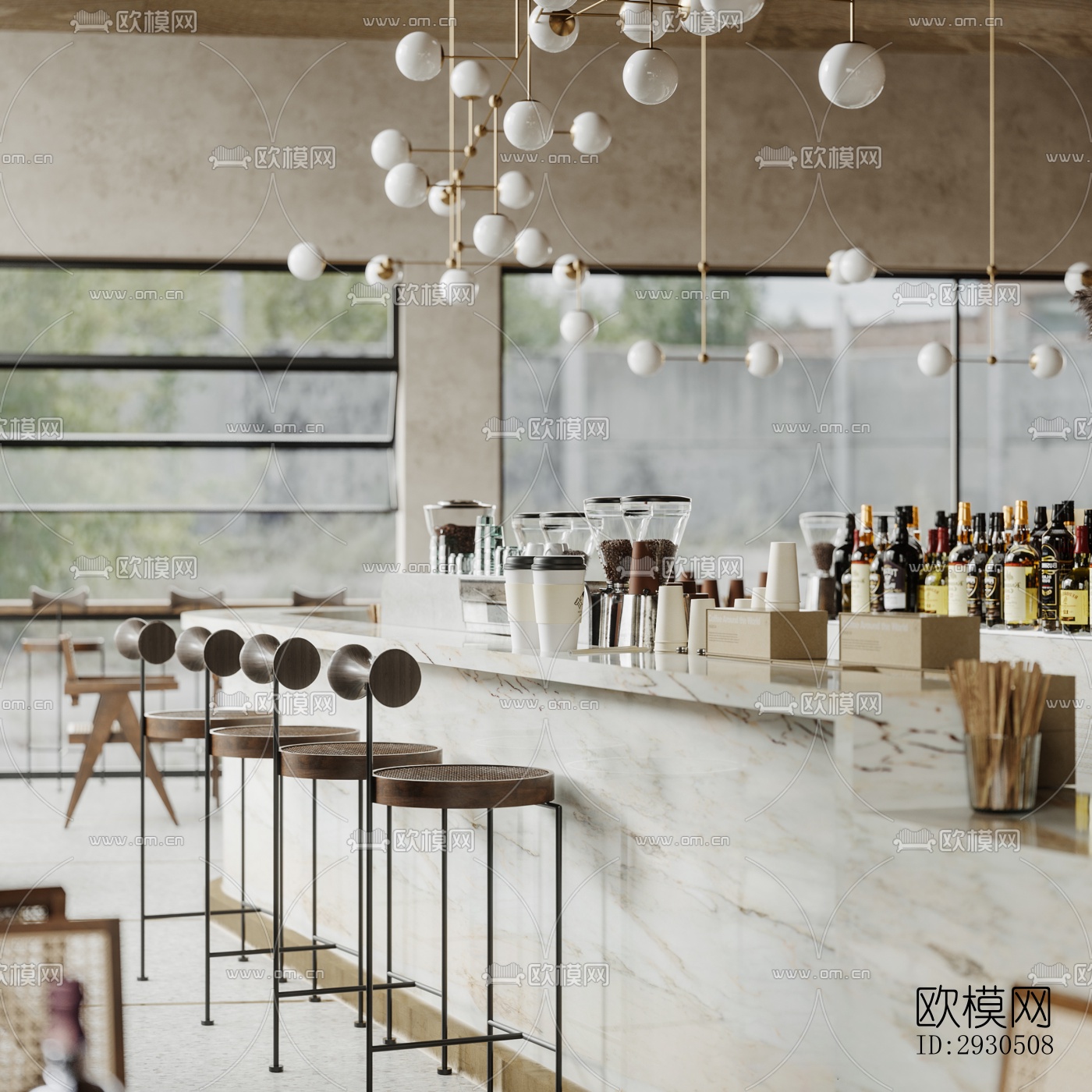 侘寂酒店民宿效果图下载（渲染图8）