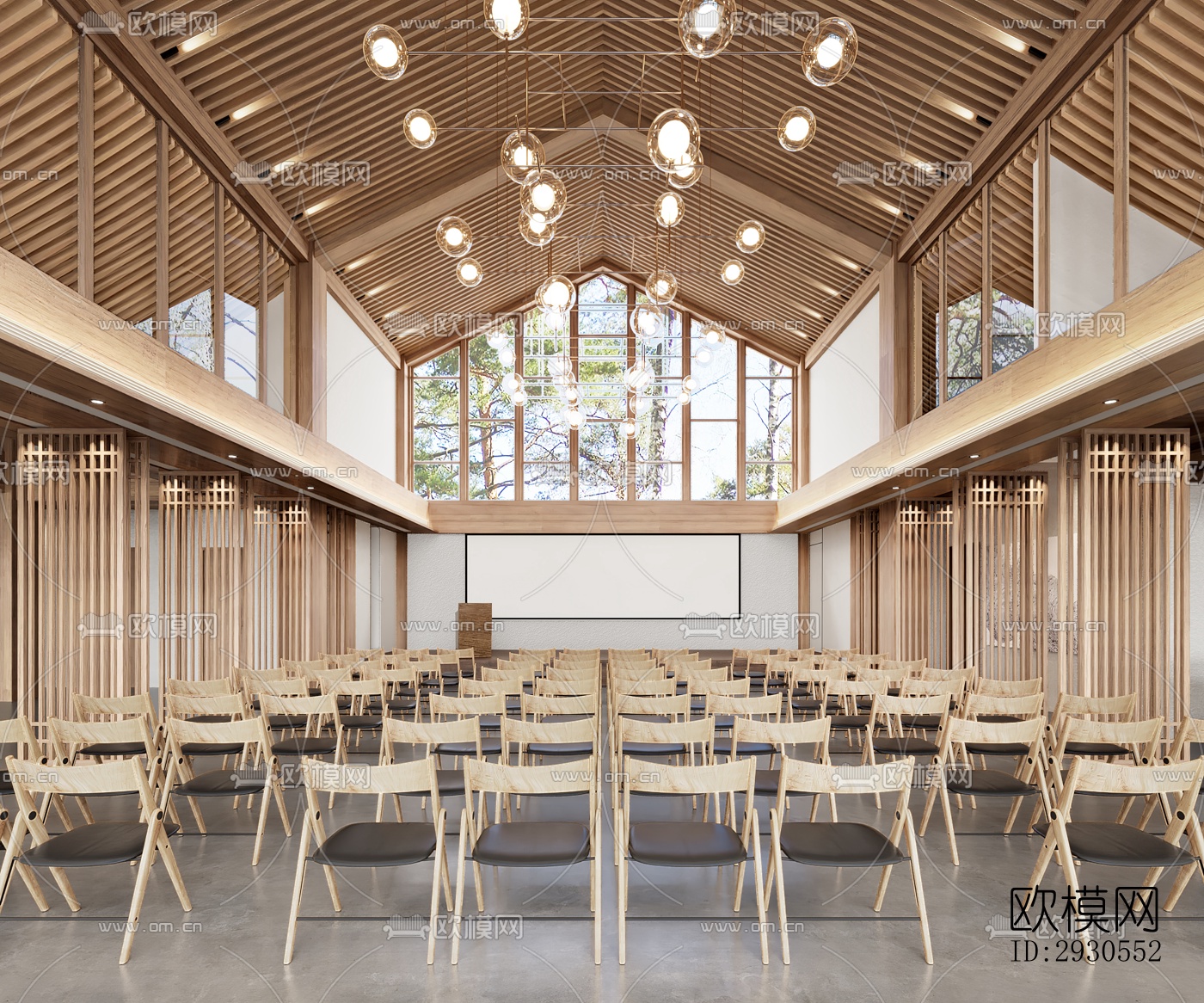 北欧酒店民宿效果图下载（渲染图1）