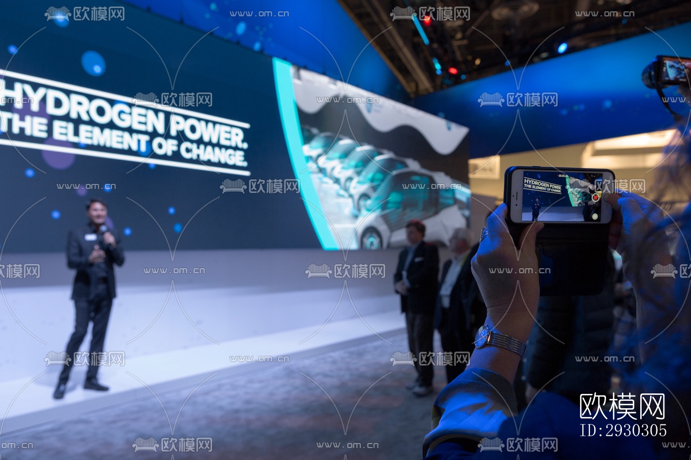 现代展览展厅效果图下载（渲染图6）