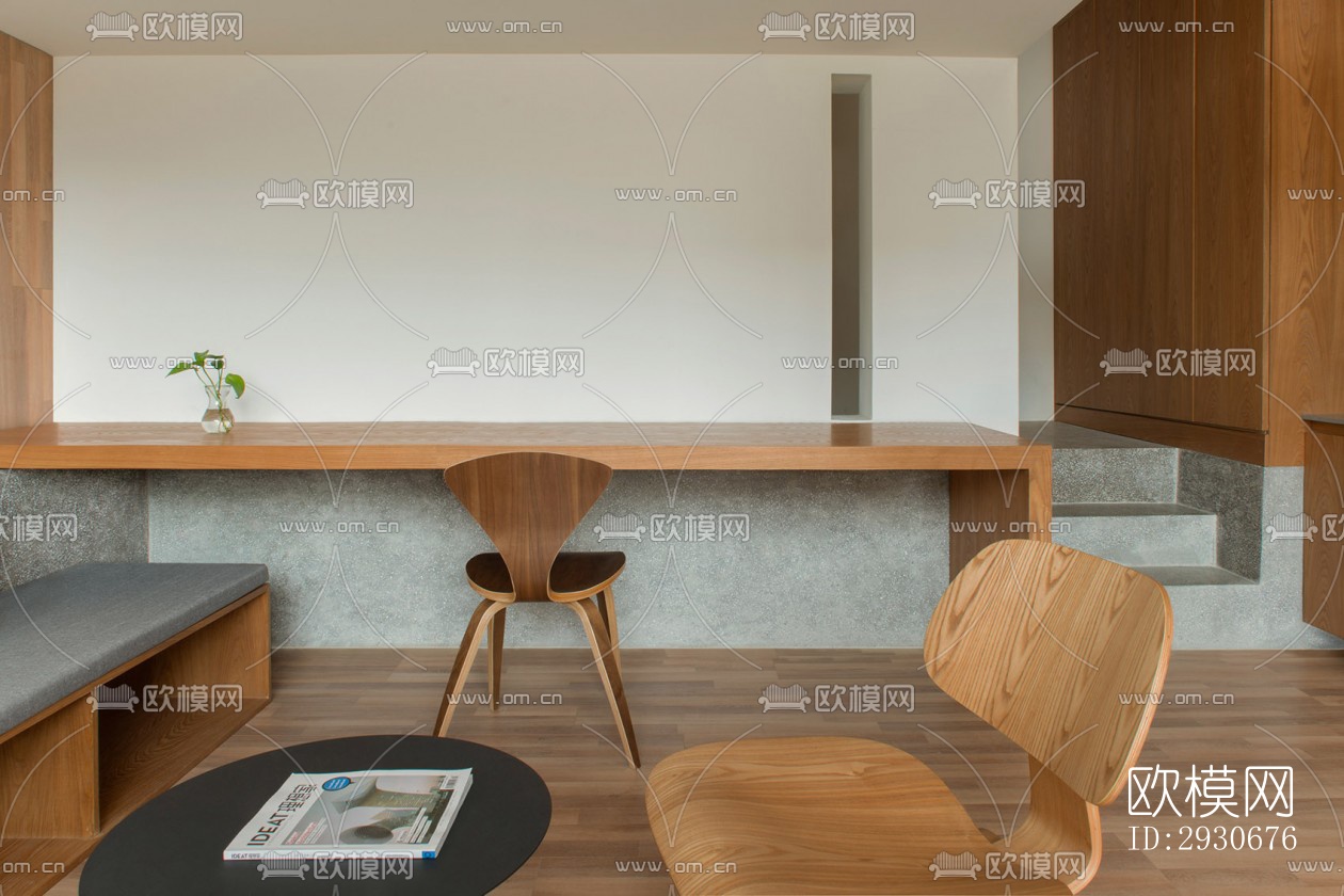 现代酒店民宿效果图下载（渲染图7）