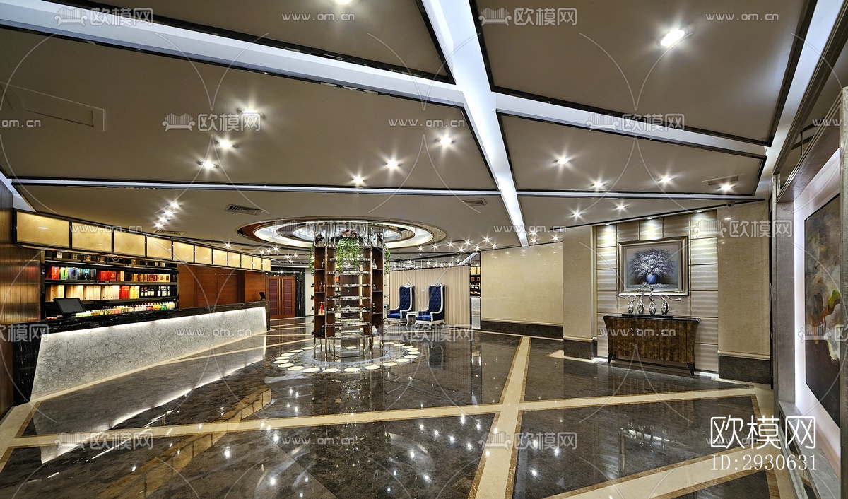 欧式酒店民宿效果图下载（渲染图8）