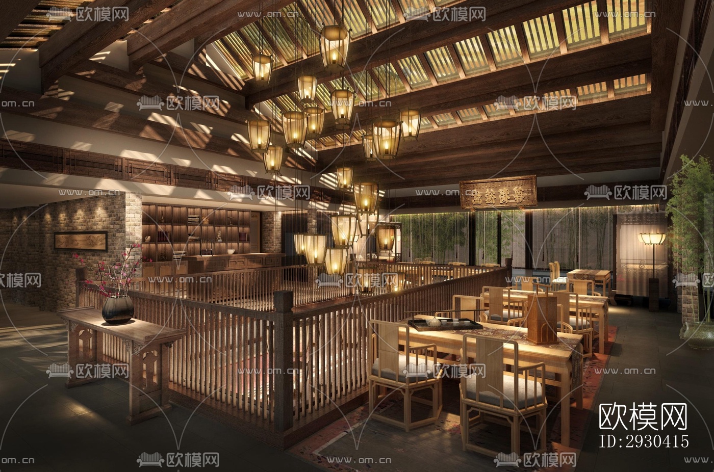 东南亚酒店民宿效果图下载（渲染图3）