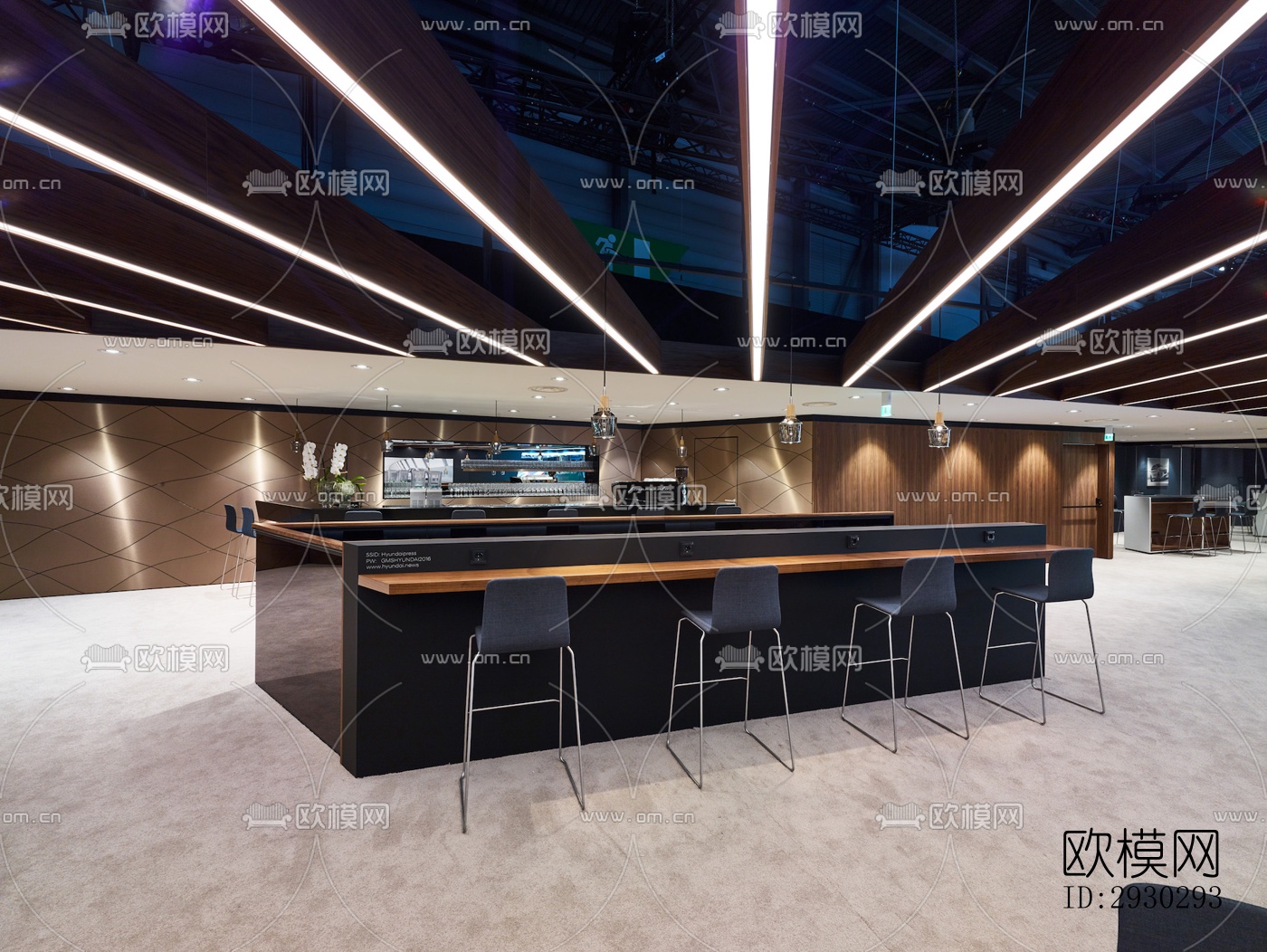 现代展览展厅效果图下载（渲染图13）