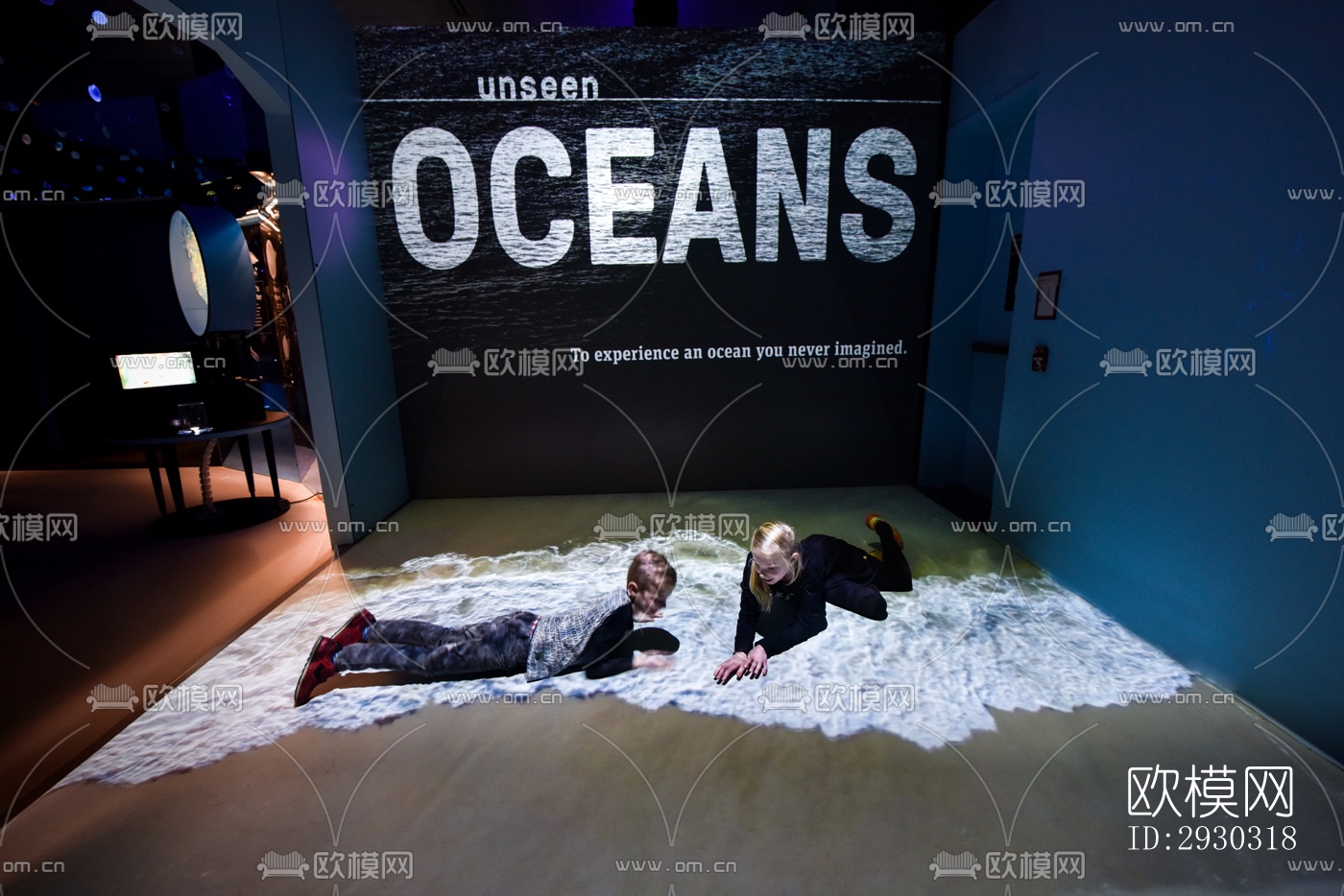 现代展览展厅效果图下载（渲染图4）