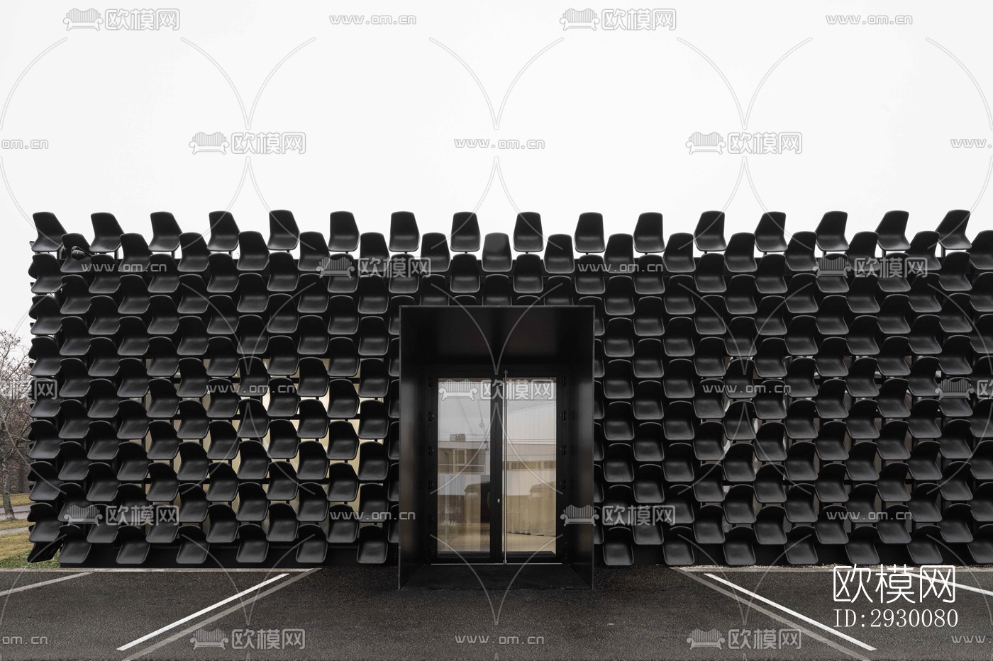 工业风展览展厅效果图下载（渲染图6）