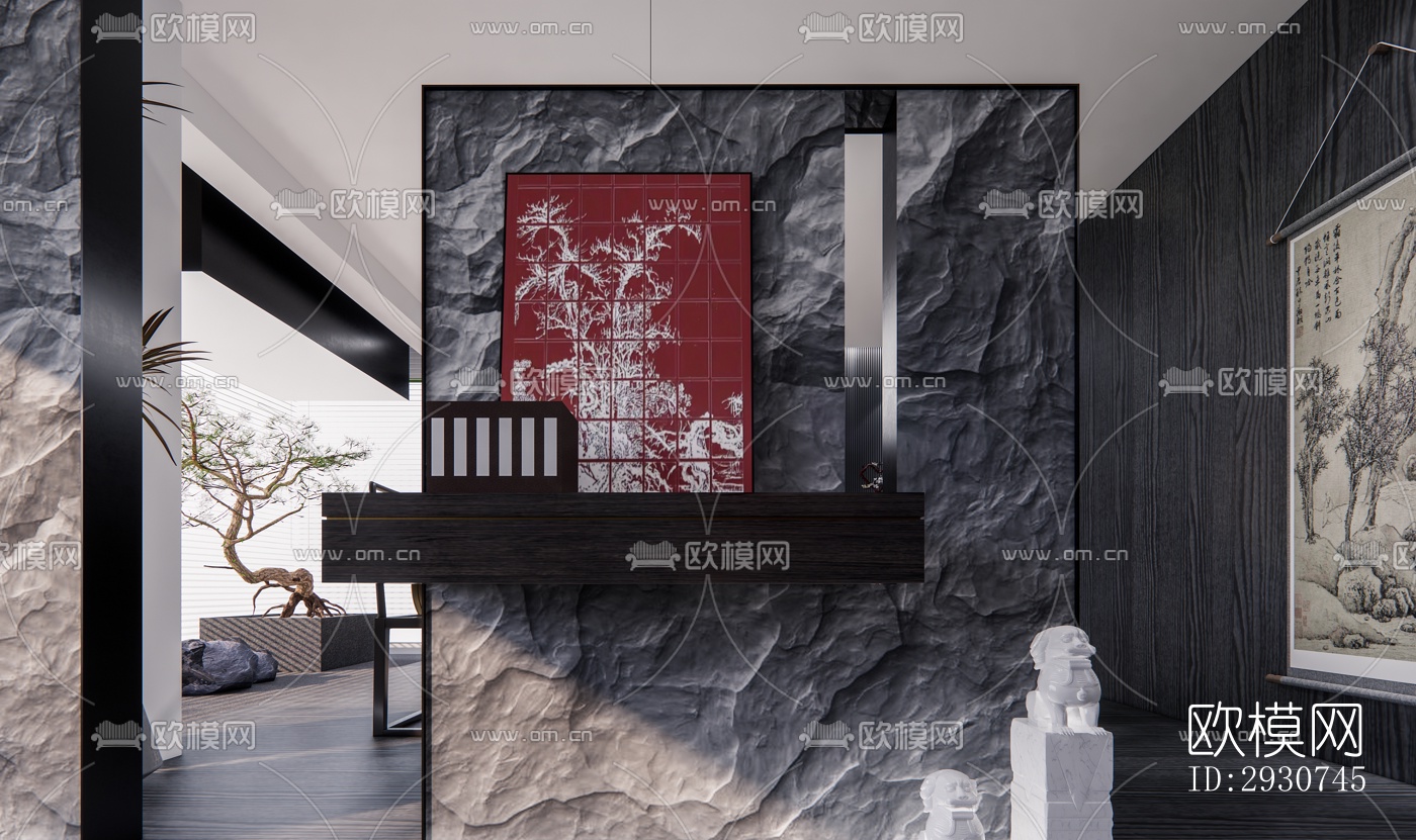 中式零售店铺效果图下载（渲染图8）