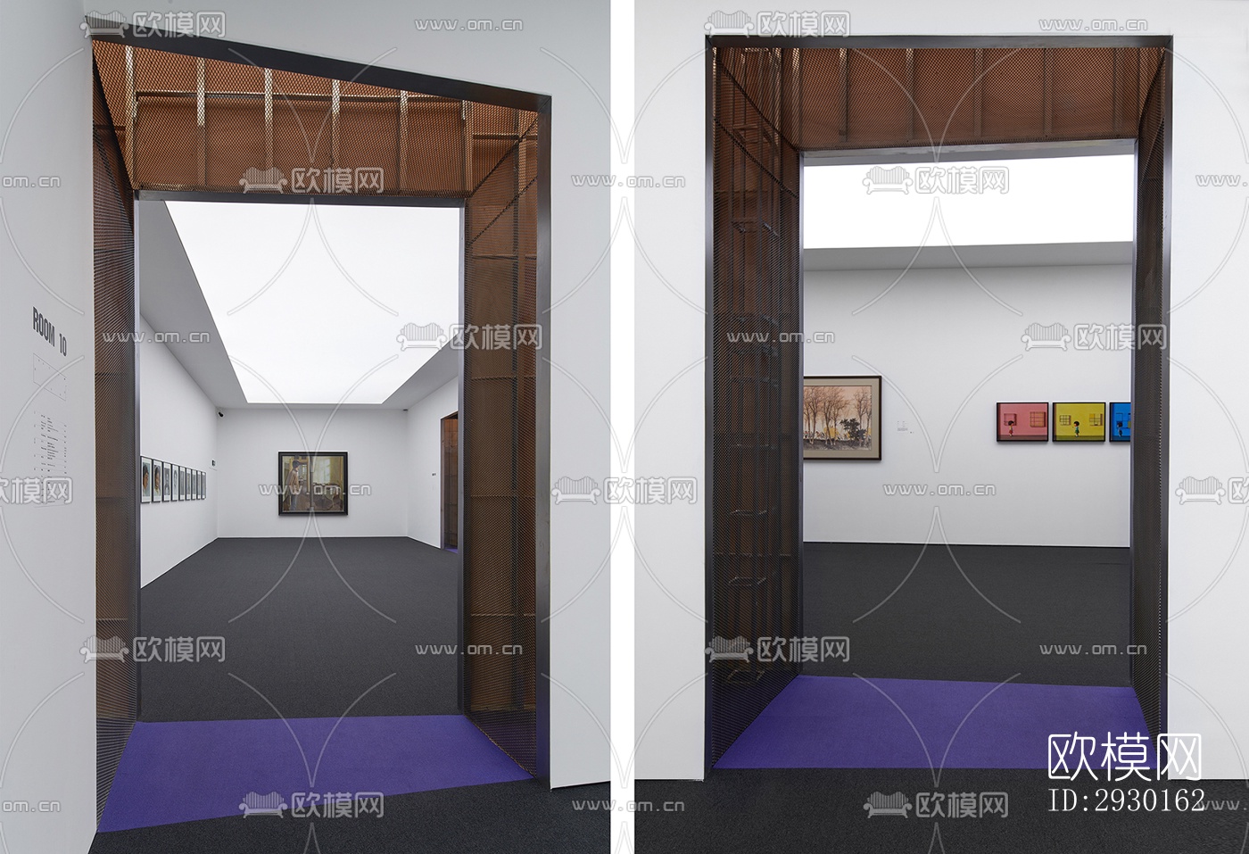 现代展览展厅效果图下载（渲染图16）
