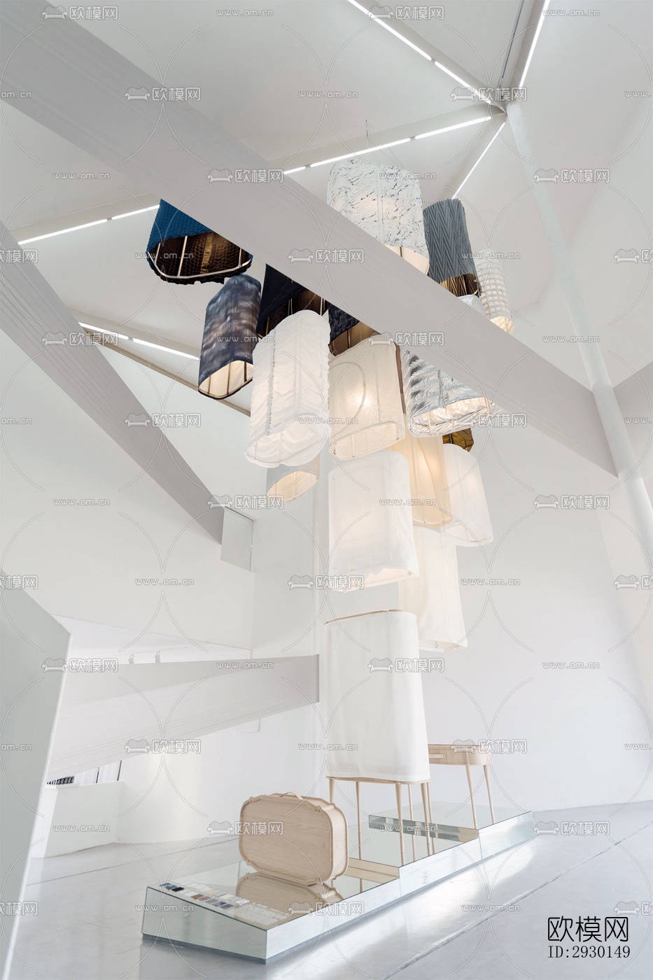 现代展览展厅效果图下载（渲染图14）