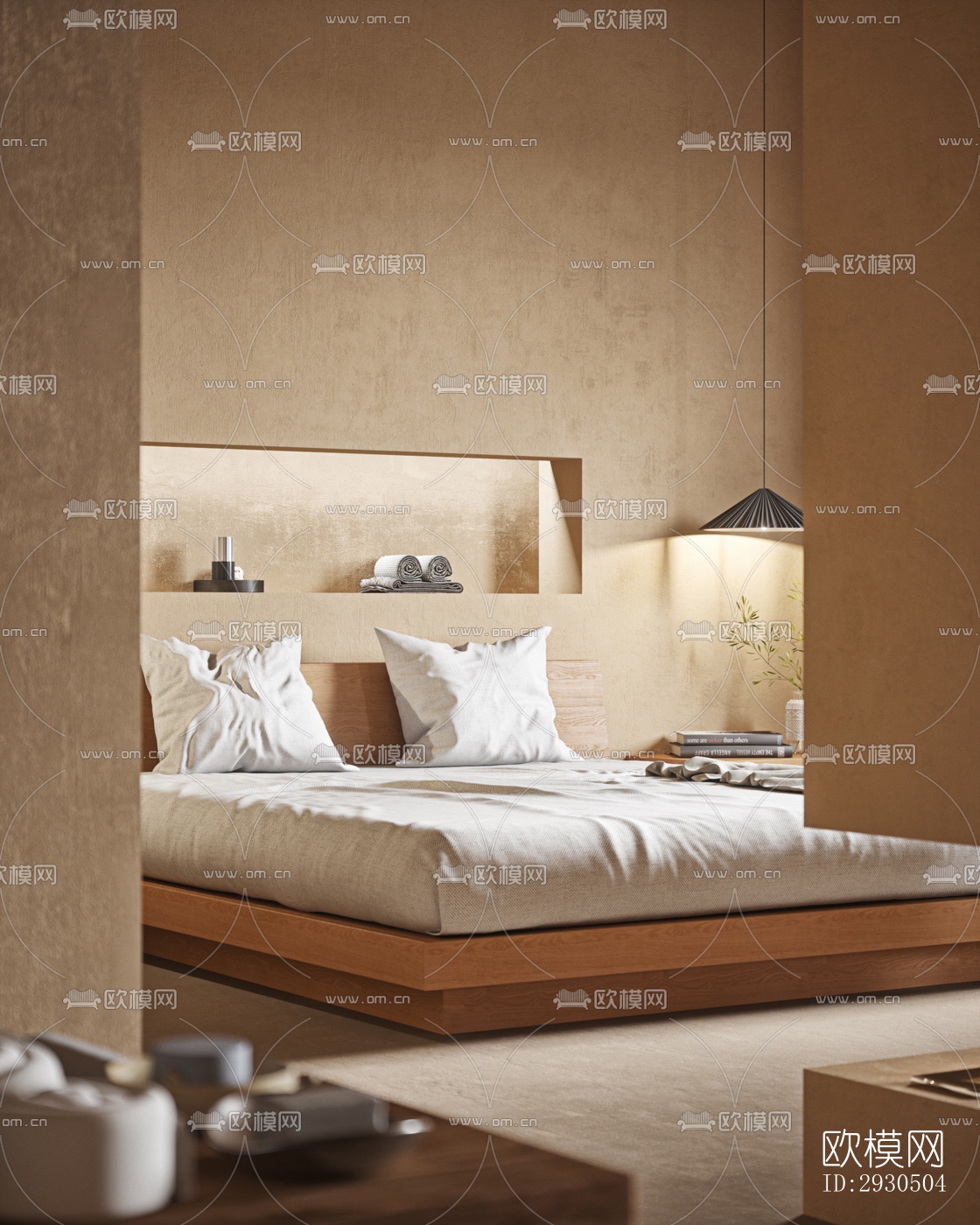 侘寂酒店民宿效果图下载（渲染图6）