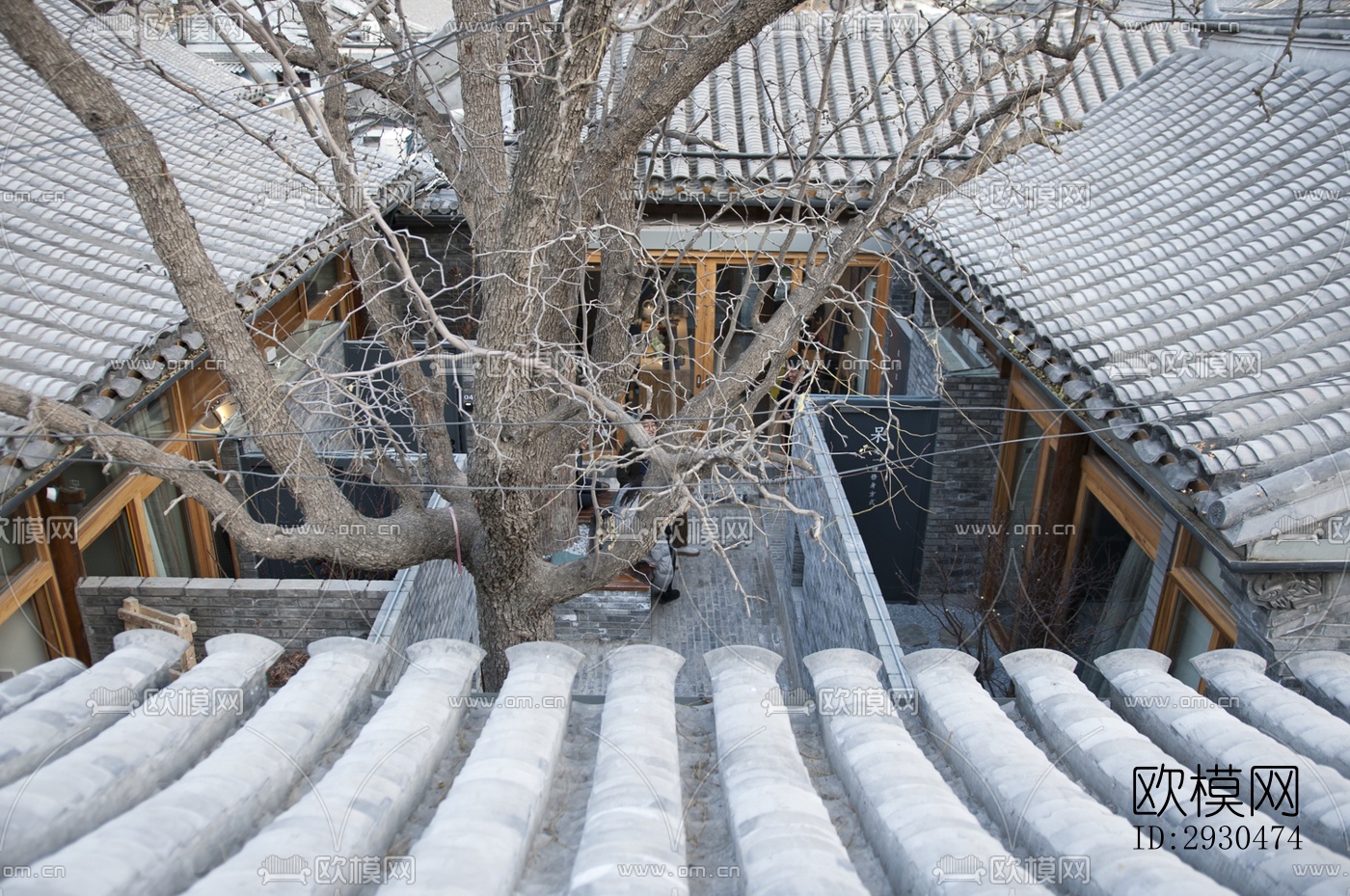 中式酒店民宿效果图下载（渲染图7）