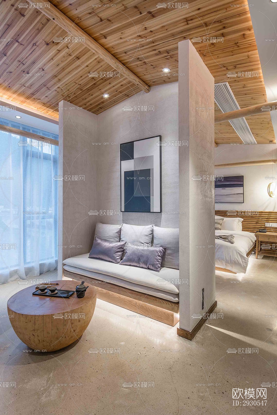 北欧酒店民宿效果图下载（渲染图6）