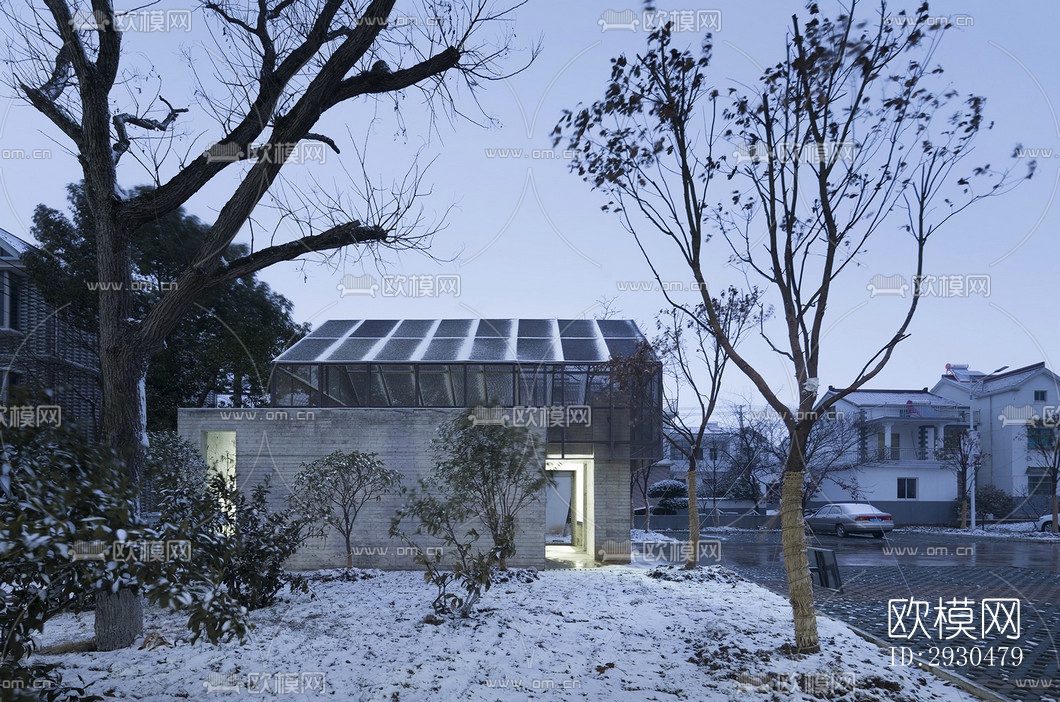 中式酒店民宿效果图下载（渲染图15）