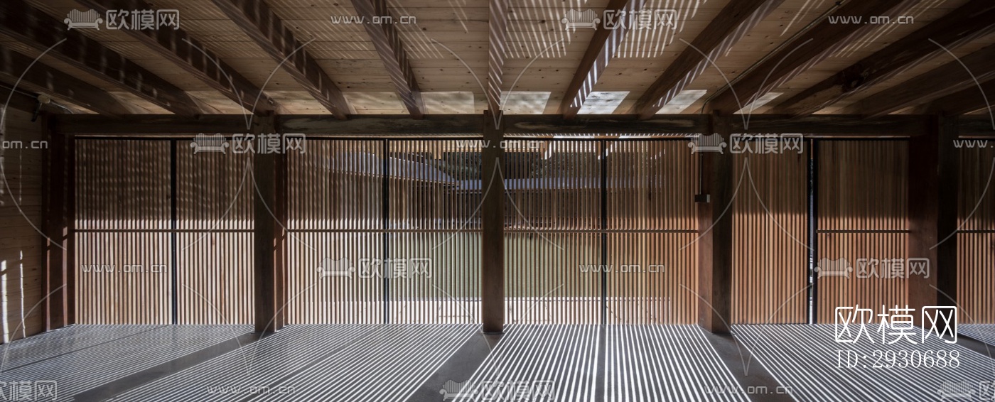 现代酒店民宿效果图下载（渲染图15）