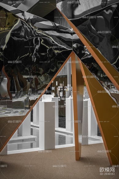 現(xiàn)代展覽展廳效果圖下載(渲染圖10)