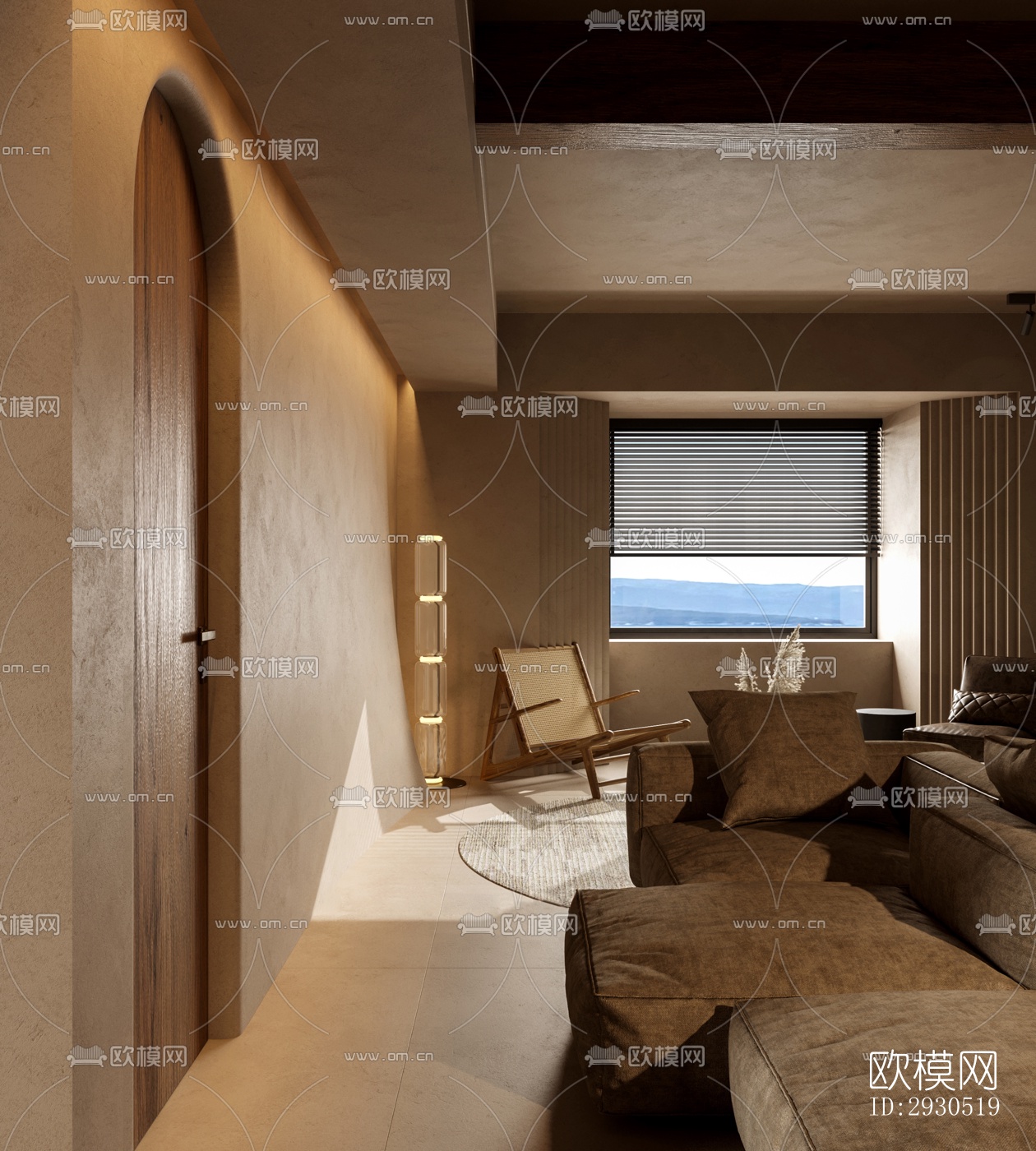 侘寂酒店民宿效果图下载（渲染图9）