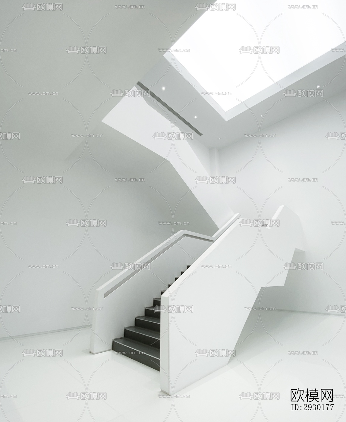 现代展览展厅效果图下载（渲染图6）