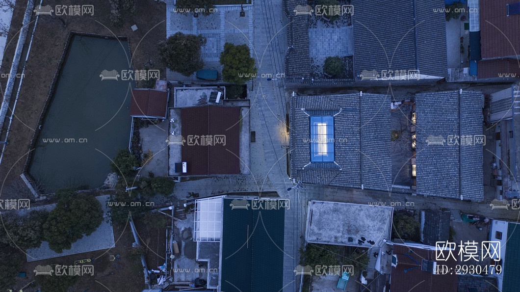 中式酒店民宿效果图下载（渲染图1）