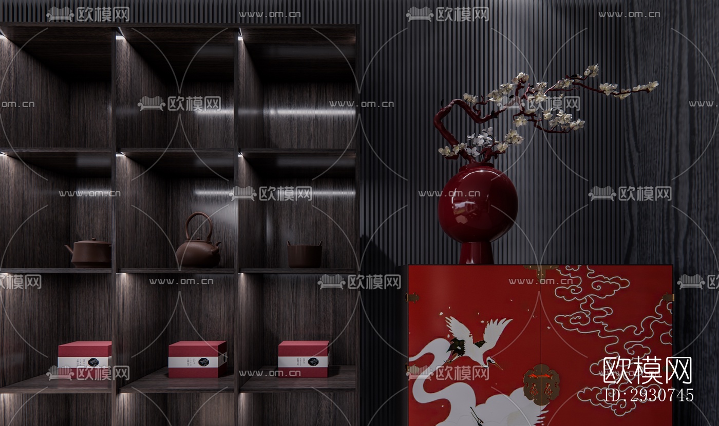 中式零售店铺效果图下载（渲染图15）