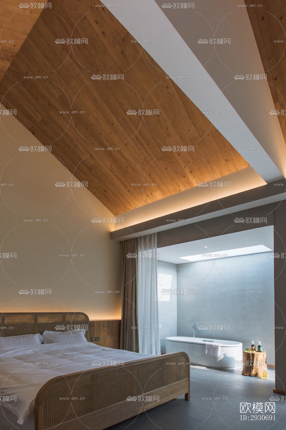 现代酒店民宿效果图下载（渲染图7）