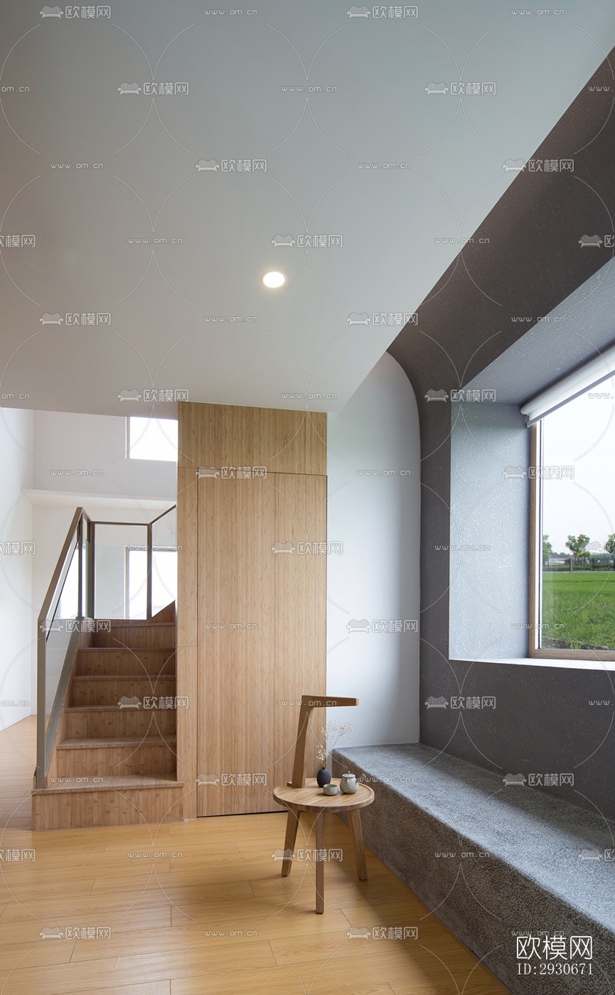 现代酒店民宿效果图下载（渲染图3）