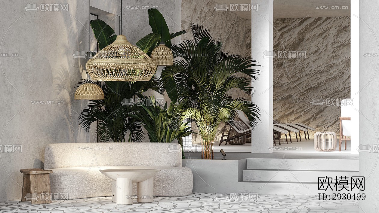 侘寂酒店民宿效果图下载（渲染图11）