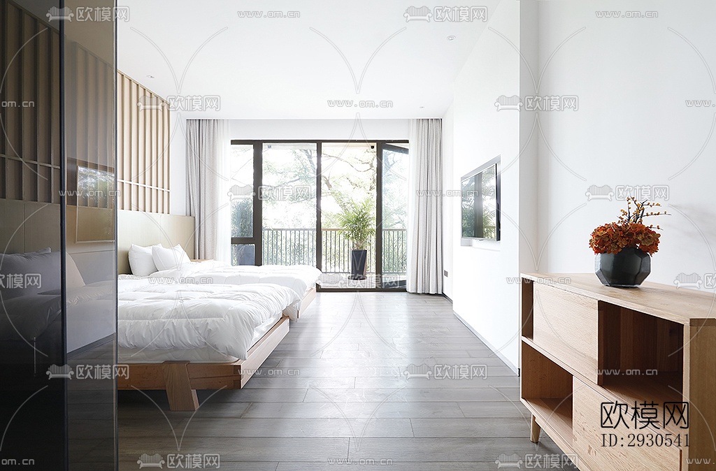 北欧酒店民宿效果图下载（渲染图8）