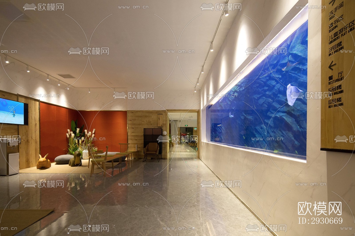 现代酒店民宿效果图下载（渲染图13）