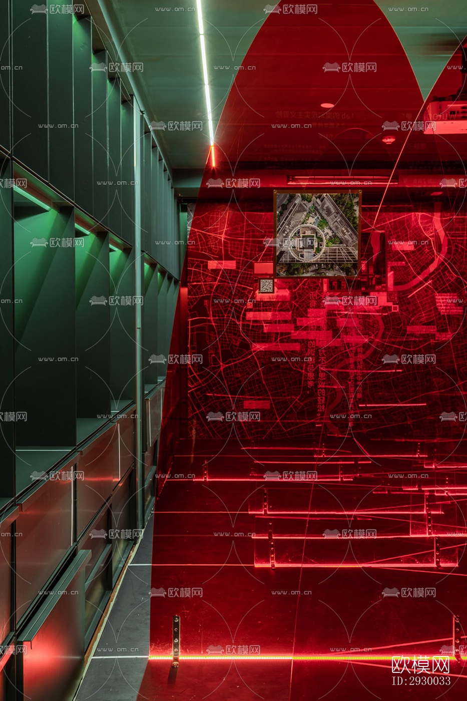 后现代展览展厅效果图下载（渲染图17）