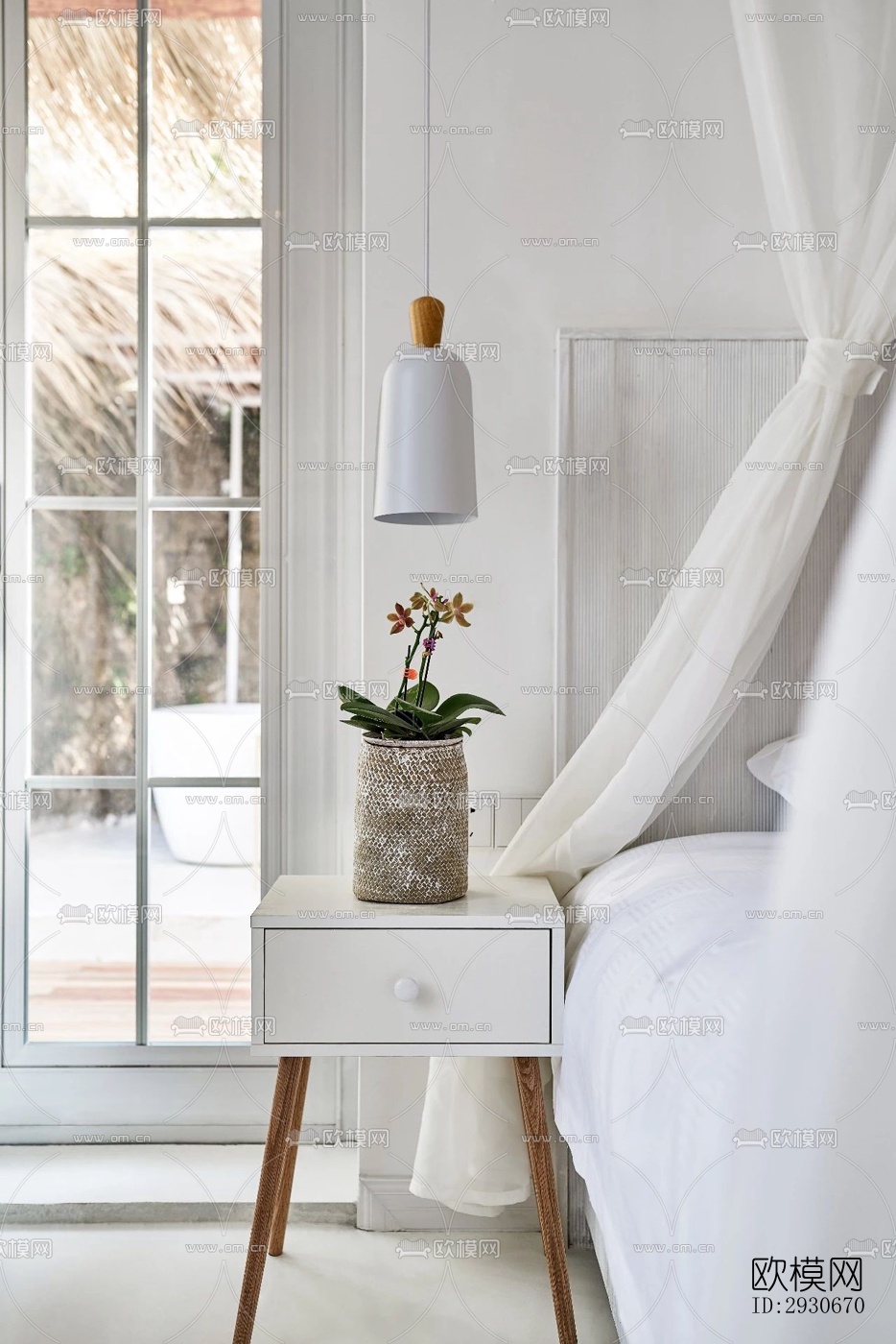 现代酒店民宿效果图下载（渲染图7）