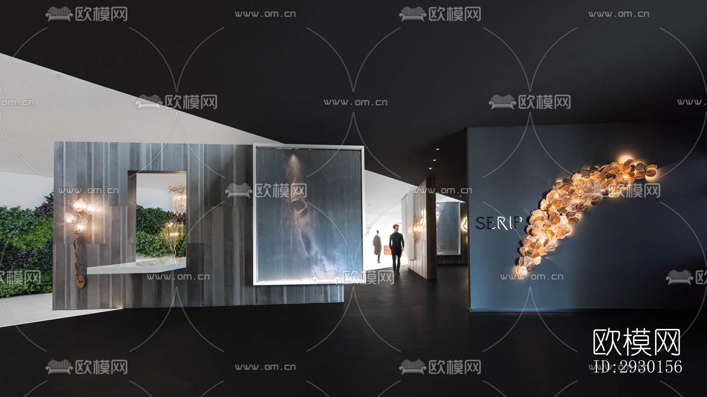 现代展览展厅效果图下载（渲染图10）