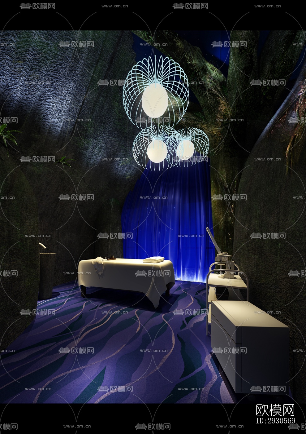 后现代酒店民宿效果图下载（渲染图3）